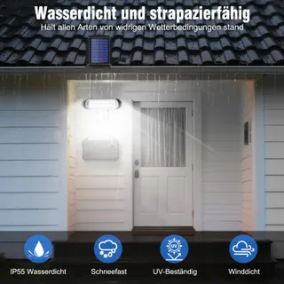 CHUNHEE Solar LED Hanglamp IP65 Waterdicht 20LED Tuin Terras — miniatuur 3