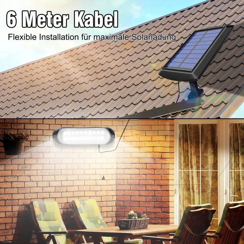 CHUNHEE Solar LED Hanglamp IP65 Waterdicht 20LED Tuin Terras — foto 5