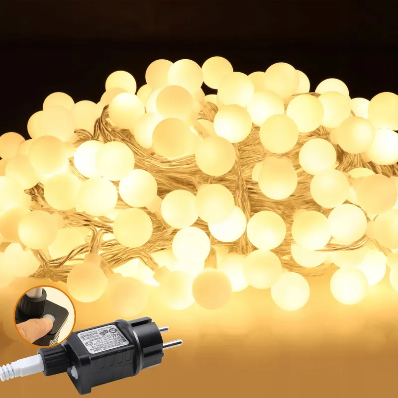 DA LIGHT Lichtsnoer 20m 200 LED Warm Wit Tuin en Interieur — foto 1