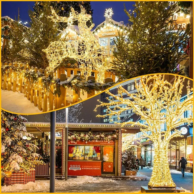 AEBECHUN LED Lichtsnoer 15M 150 LED Kerst Afstandsbediening Waterdicht — foto 5