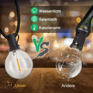 SUNSGNE G40 LED Lampen 25 Stuks Helder Terrasverlichting E12 C7 7W — miniatuur 5