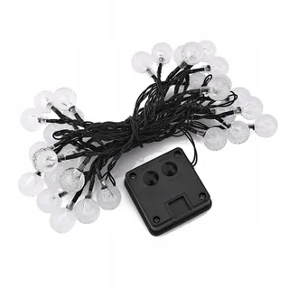AGM Solar Lichtsnoer 50 LED Bollen Waterdicht Tuin — miniatuur 8