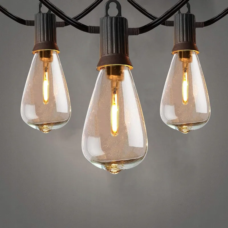 ZOTOYI LED Tuinlichtsnoer 15M 22 Lampen IP65 Waterdicht 2700K — foto 1