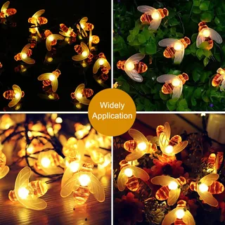 SOLARBETRIEBEN Bijen Buitenverlichting LED Waterdicht Tuin Terras — miniatuur 4