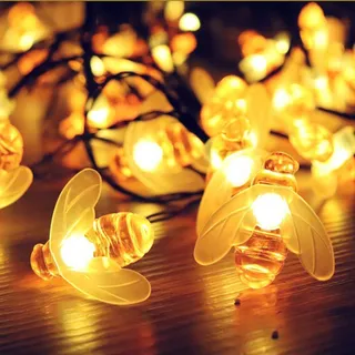 SOLARBETRIEBEN Bijen Buitenverlichting LED Waterdicht Tuin Terras — miniatuur 8