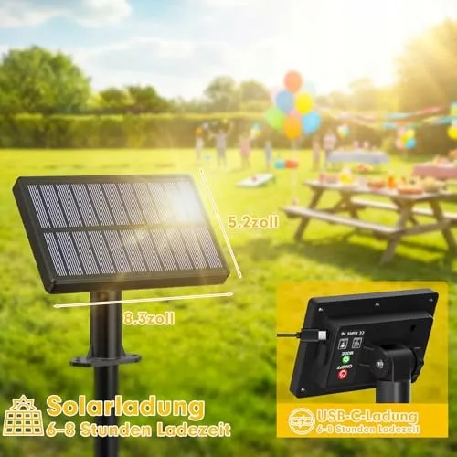 WARLISOU Solar Tuinlichtketting G40 14M Patio Balkon — foto 2