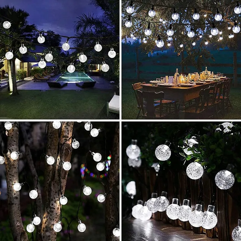 LEZONIC Solar Tuinverlichting 50 LED 7M IP65 Tuin Feest — foto 6