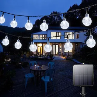 LEZONIC Solar Tuinverlichting 50 LED 7M IP65 Tuin Feest — miniatuur 1