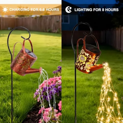 MON SOLAR LED Tuinlamp Gieter Zonnebloem Decoratie Tuin Terras — foto 3
