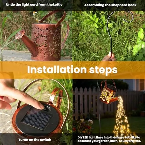 MON SOLAR LED Tuinlamp Gieter Zonnebloem Decoratie Tuin Terras — foto 6