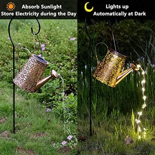 Solar Gieter met LED Lampjes Tuin Decoratie Padverlichting — miniatuur 6