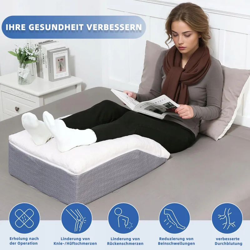 HAVARGO Beenkussen Memory Foam Voor Rust En Ondersteuning — foto 5