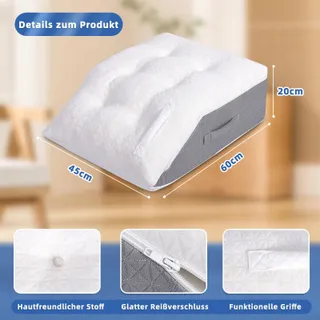 HAVARGO Beenkussen Memory Foam Voor Rust En Ondersteuning — miniatuur 2