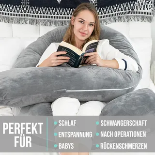 STREX Zwangerschapskussen XXL 280cm Afneembare Hoes — miniatuur 2