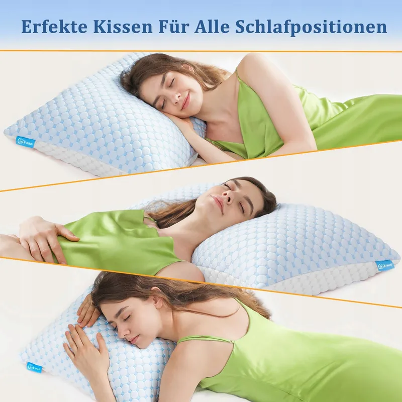 KUFIKUF Kussens 40x80 Set 2 Stuks Microvezel Allergie Verstelbaar — foto 7