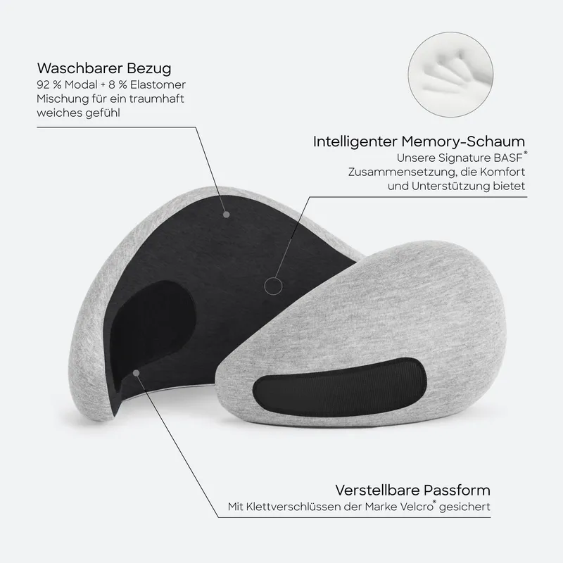 OSTRICHPILLOW Go Nekkussen Memory Foam Ergonomisch Design — foto 2