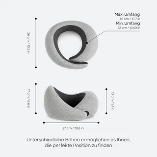 OSTRICHPILLOW Go Nekkussen Memory Foam Ergonomisch Design — miniatuur 4
