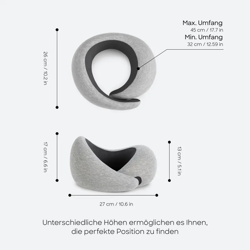 OSTRICHPILLOW Go Nekkussen Memory Foam Ergonomisch Design — foto 4