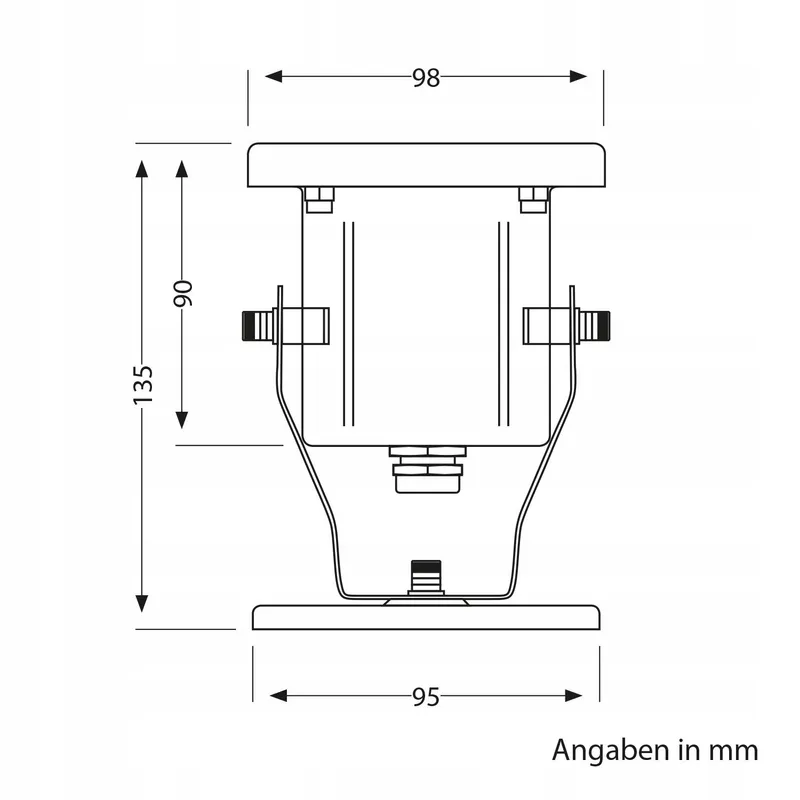 LEDSCOMDE Tuinspot MIBU Buiten IP55 Roestvrij Staal GU10 15W — foto 6