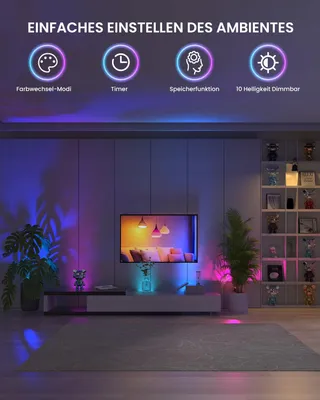 TOBE BRIGHT 6W RGB LED Klemspot Met Afstandsbediening Waterdicht — miniatuur 3