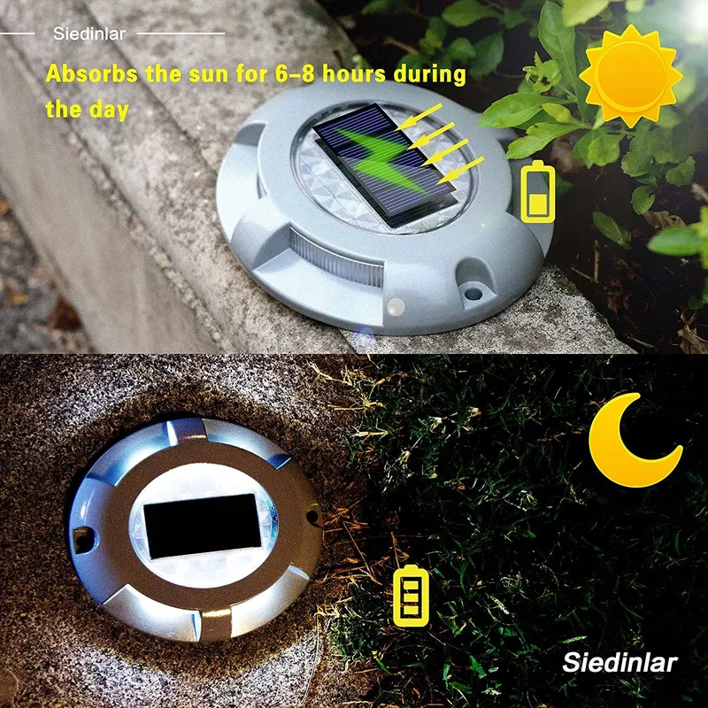 SEDINLAR Solar Tuinlamp LED Waterdicht Wit — foto 2