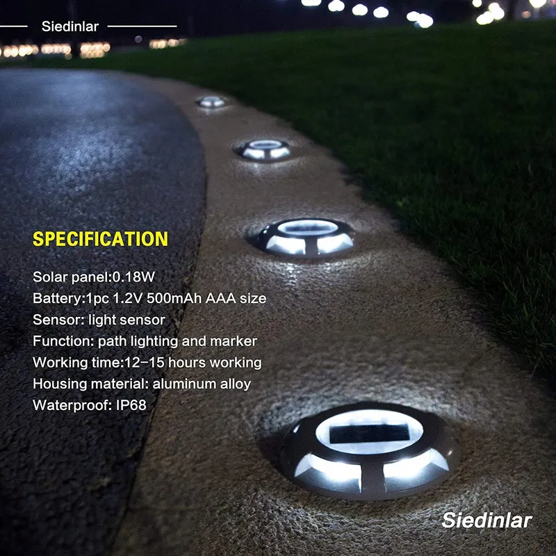 SEDINLAR Solar Tuinlamp LED Waterdicht Wit — foto 7