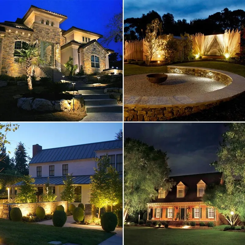 DAILYART Grondspots LED 4-Set 3W IP67 Tuin 3000K — foto 6
