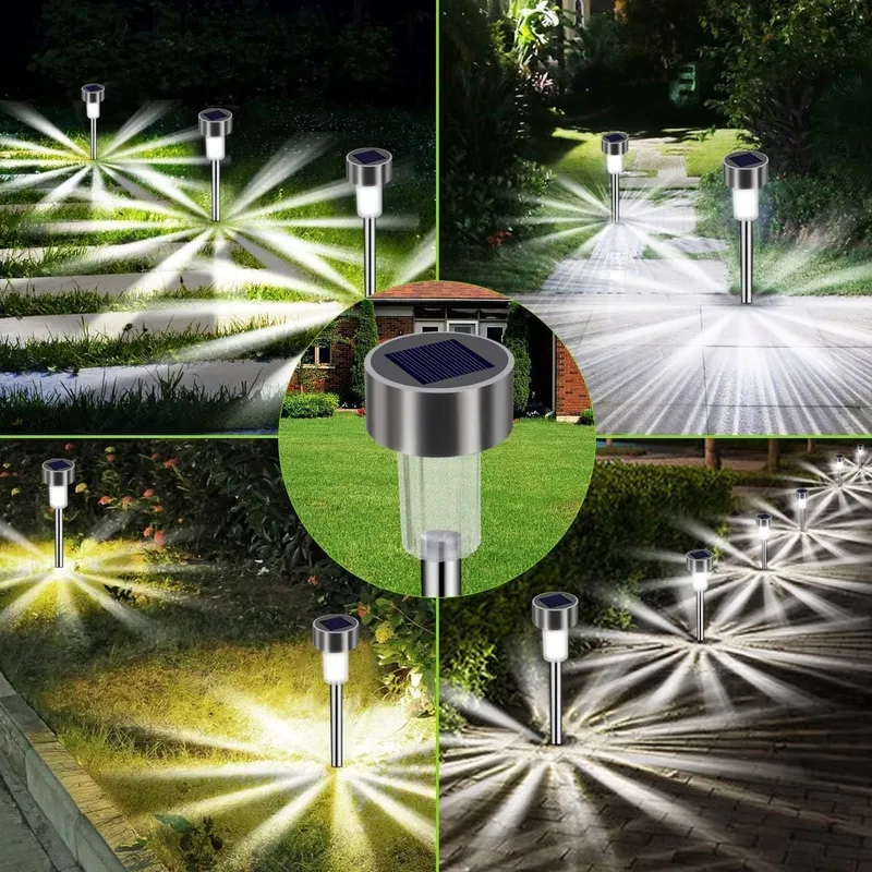 SOLAR LED Tuinlampen 12 Stuks IP65 Waterdicht Energiezuinig — foto 3