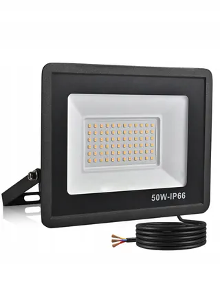 TREOIR LED Schijnwerper 50W 5000LM Warm Wit IP66 Waterdicht — miniatuur 1