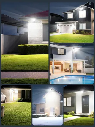 LITGLOBE LED Schijnwerper Buiten 100W 2 Stuks Superhelder IP66 Tuin — miniatuur 7