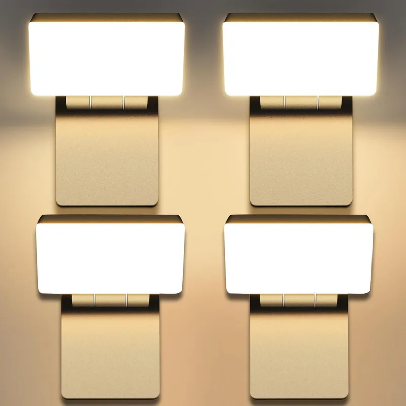 KINGWEN Set 4 LED Buitenlampen 40W Warmwit IP65 Verstelbaar — foto 1