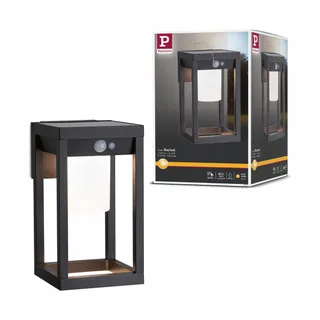 PAULMANN LED Solar Buitenwandlamp Marisol Zwart Bewegingssensor — miniatuur 1