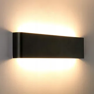 LIGHTESS LED Wandlamp 18W Zwart 40CM Woonkamer Slaapkamer IP44 — miniatuur 4