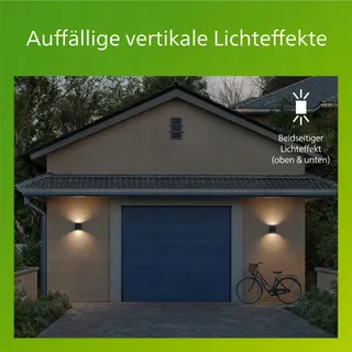 PHILIPS Zyra Lamp Buiten LED 800lm 2700K IP44 Aluminium Antracietgrijs — miniatuur 8