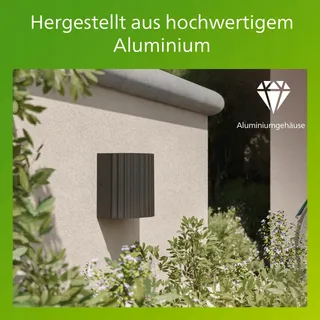 PHILIPS Zyra Lamp Buiten LED 800lm 2700K IP44 Aluminium Antracietgrijs — miniatuur 5
