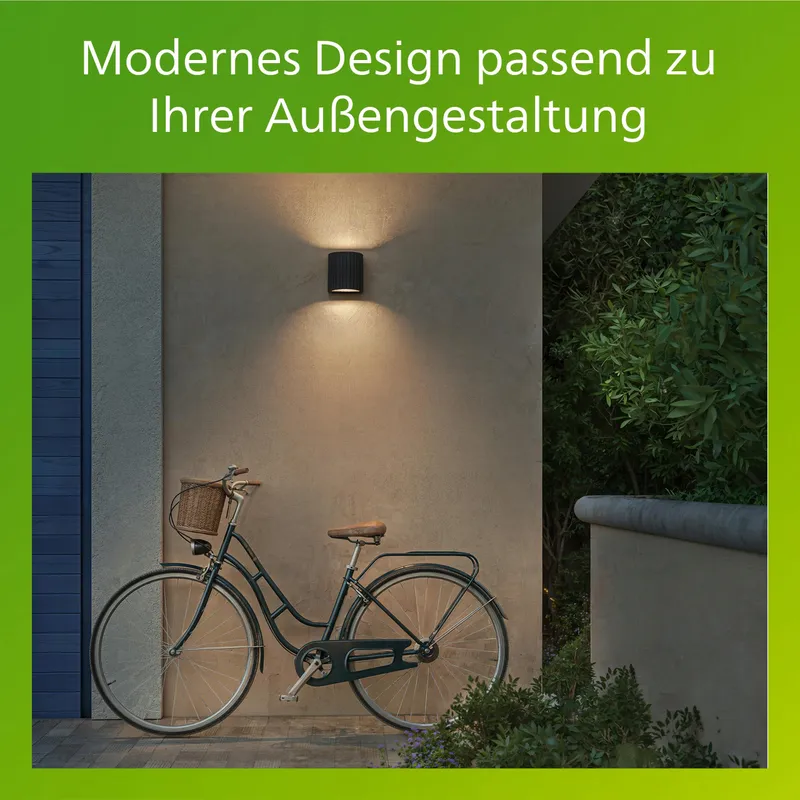 PHILIPS Zyra Lamp Buiten LED 800lm 2700K IP44 Aluminium Antracietgrijs — foto 6
