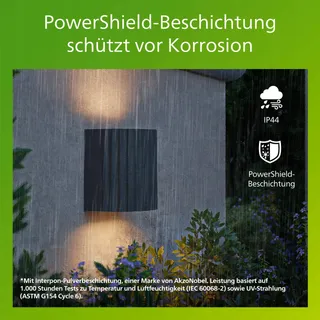 PHILIPS Zyra Lamp Buiten LED 800lm 2700K IP44 Aluminium Antracietgrijs — miniatuur 3