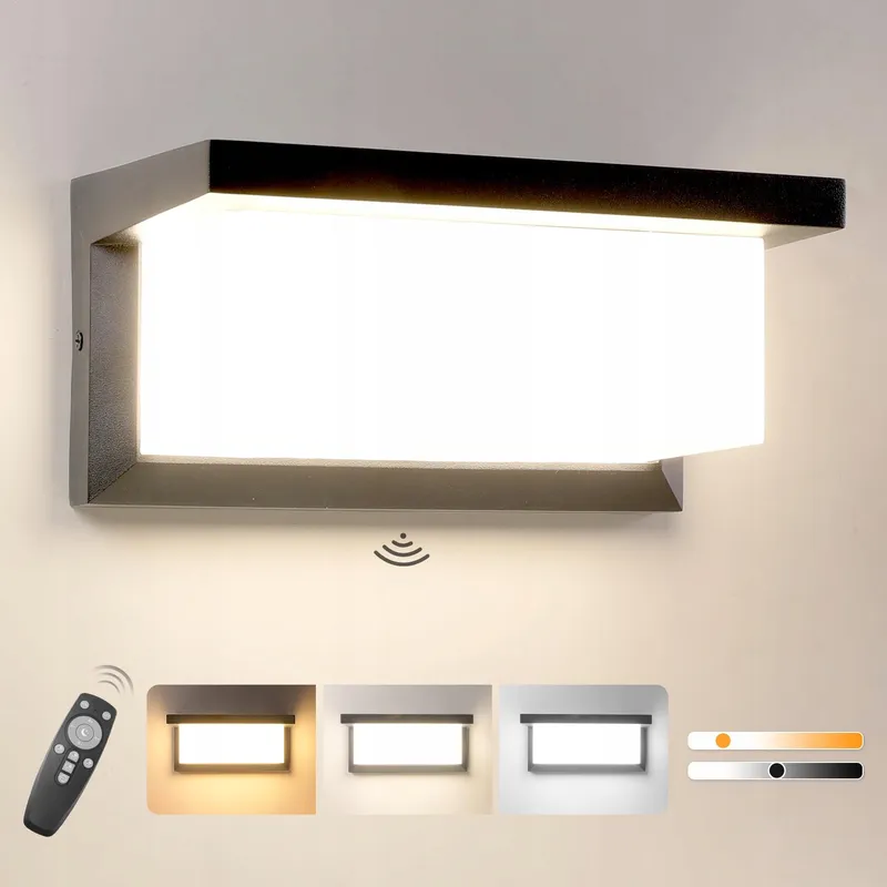 BOYIR LED Buitenlamp Bewegingsmelder IP65 Dimbaar 3000K-6500K — foto 1