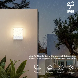 KLIGHTEN Set 2 LED Wandlampen 24W IP65 Tuin Terras — miniatuur 4