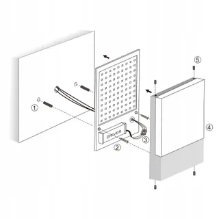 KLIGHTEN Set 2 LED Wandlampen 24W IP65 Tuin Terras — miniatuur 6
