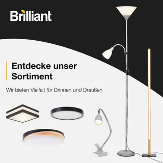 BRILLIANT Artu Buitenwandlamp Hangend Zwart Goud E27 60W IP44 — miniatuur 8