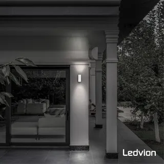 LEDVION Helene LED Wandlamp Wit GU10 IP54 Up Down — miniatuur 8