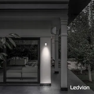 LEDVION Hydra LED Buitenwandlamp Wit GU10 IP54 — miniatuur 9