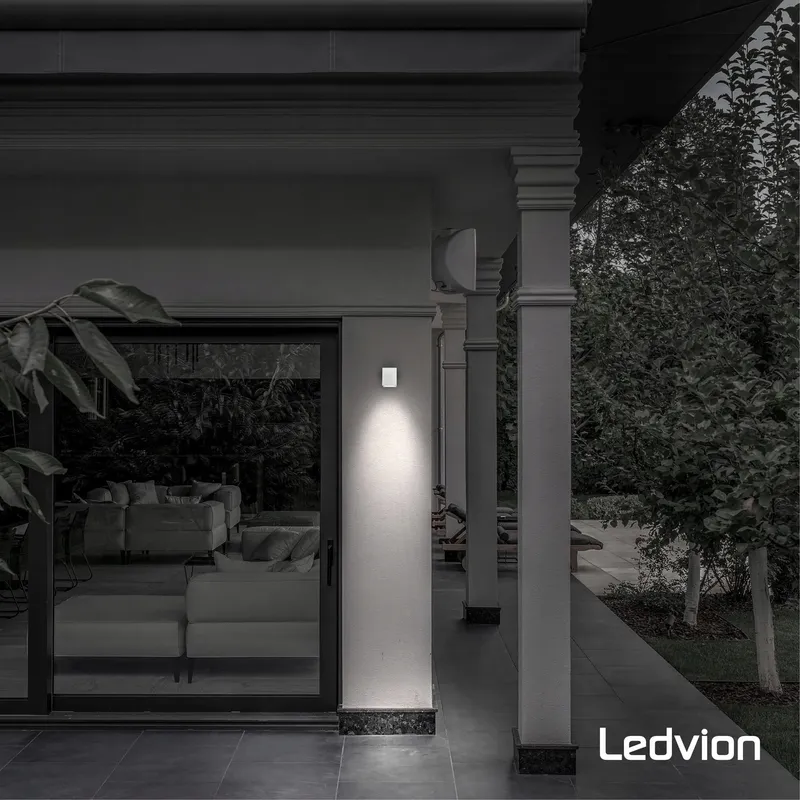 LEDVION Hydra LED Buitenwandlamp Wit GU10 IP54 — foto 9