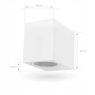 LEDVION Hydra LED Buitenwandlamp Wit GU10 IP54 — miniatuur 6