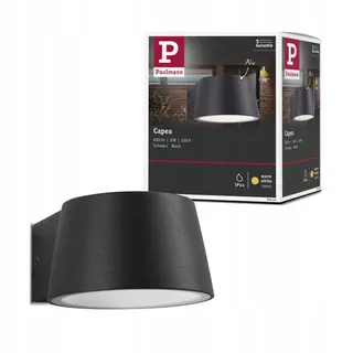 PAULMANN LED Buitenlamp Capea IP44 6W Warmwit Zwart Aluminium — miniatuur 1