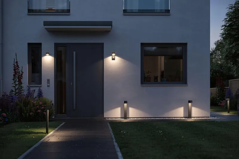 PAULMANN LED Buitenlamp Capea IP44 6W Warmwit Zwart Aluminium — foto 3