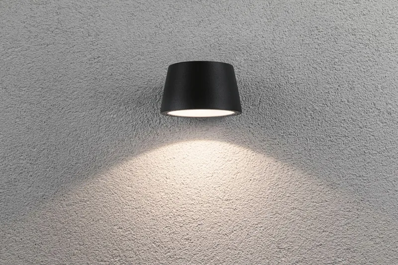 PAULMANN LED Buitenlamp Capea IP44 6W Warmwit Zwart Aluminium — foto 4