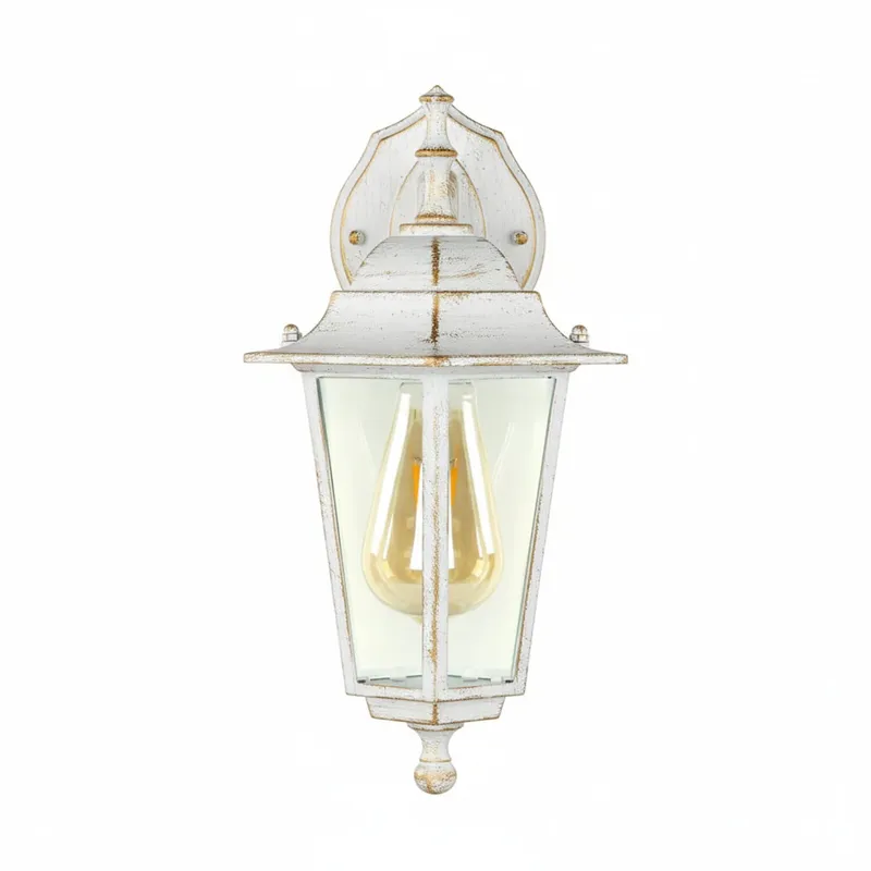 LICHT-ERLEBNISSE Buitenlamp IP44 Wit-goud Rustiek — foto 5