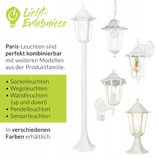 LICHT-ERLEBNISSE Buitenlamp IP44 Wit-goud Rustiek — miniatuur 9
